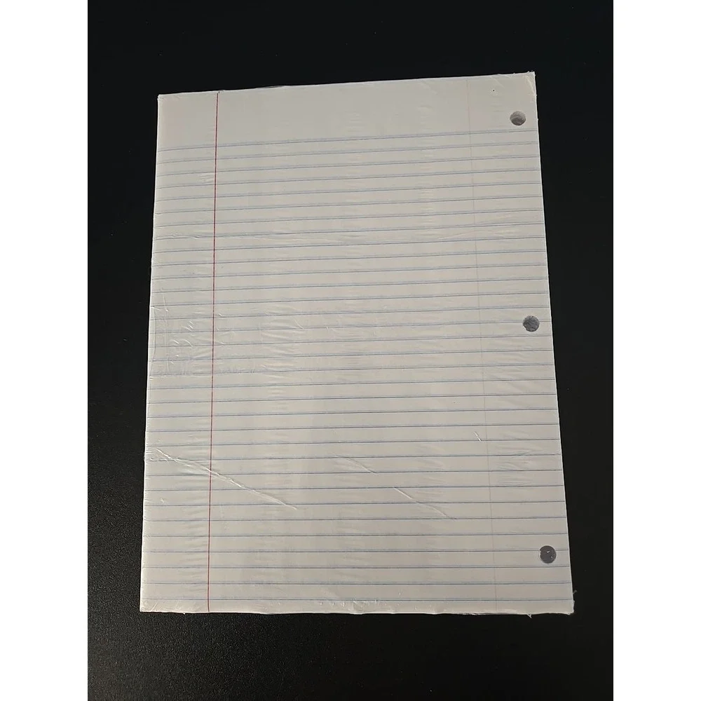 Top Flight Filler Paper, 10.5 x 8 Inches, College Rule, 150 Sheets‎ Sealed NOS